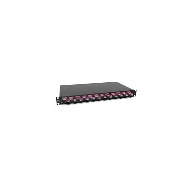 Rutenbeck 228030124-01 Spleissbox ausziehbar 19/1HE 24xLC-D OM4 Erika Grade B