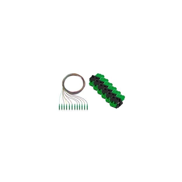 Rutenbeck 228140412 Keystone-Nachrüstsatz LC-D OS2 APC Grün Grade B