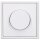 Jung Serie LS Komplett-Set Alpinweiß: 1730DD Drehdimmer Standard LED + LS1740WW Abdeckung mit Drehknopf + LS981WW Rahmen 1-fach