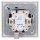 Jung Serie LS Komplett-Set Alpinweiß: 509VU Jalousie-Taster, Schalter + LS995PWW Wippe f. Jalousie-Schalter/-Taster + LS981WW Rahmen 1-fach