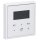 Jung Serie LS Komplett-Set Alpinweiß: TRDLS1790WW Raumtemperaturregler mit Display Standard + LS981WW Rahmen 1-fach