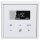 Jung Serie LS Komplett-Set Alpinweiß: TRDLS1790WW Raumtemperaturregler mit Display Standard + LS981WW Rahmen 1-fach