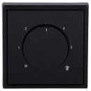Jung Serie LS Komplett-Set Schwarz: RTR230 Raumthermostat...