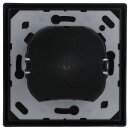 Jung Serie LS Komplett-Set Schwarz: Jung TRDLS1790SW Raumtemperaturregler mit Display Standard + LS981SW Rahmen 1-fach