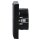 Jung Serie LS Komplett-Set Schwarz: Jung TRDLS1790SW Raumtemperaturregler mit Display Standard + LS981SW Rahmen 1-fach
