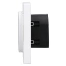 Jung Serie A Magnetic Charger Set Alpinweiß: WC230-15 induktives Ladegerät für kabelloses Laden + AWCMAGWW Magnetic Charger Abdeckung + A5581BFWW Rahmen 1-fach
