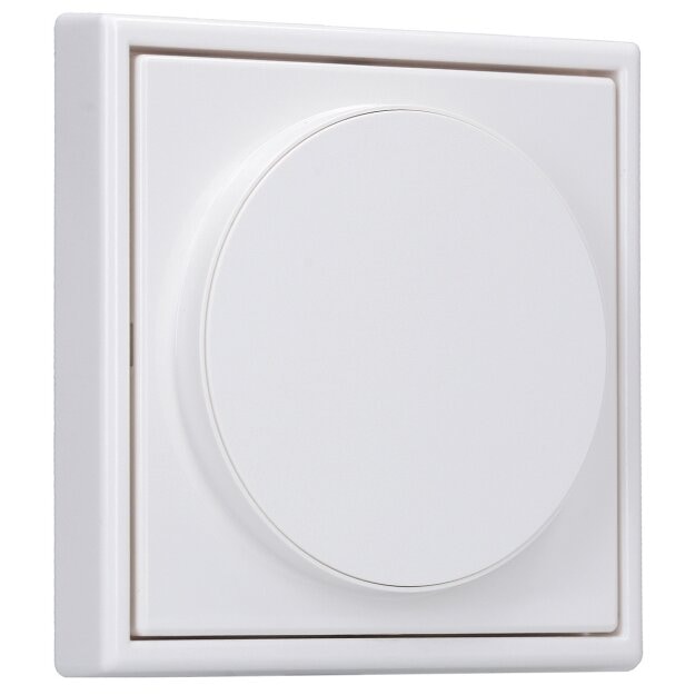 Jung Serie LS Magnetic Charger Set Alpinweiß: WC230-15 induktives Ladegerät für kabelloses Laden + LSWCMAGWW Magnetic Charger Abdeckung + LS981WW Rahmen 1-fach