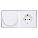 Jung Serie LS Magnetic Charger Set Alpinweiß:...