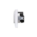 Jung Serie LS Magnetic Charger Set Alpinweiß: WC230-15 induktives Ladegerät für kabelloses Laden + LSWCMAGWW Abdeckung + LS1520WW SCHUKO Steckdose + LS982WW Rahmen 2-fach