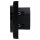 Jung Serie LS Magnetic Charger Set Schwarz: WC230-15 induktives Ladegerät für kabelloses Laden + LSWCMAGSW Magnetic Charger Abdeckung + LS981SW Rahmen 1-fach