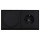 Jung Serie LS Magnetic Charger Set Graphitschwarz Matt:...