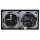 Jung Serie LS Magnetic Charger Set Graphitschwarz Matt: WC230-15 induktives Ladegerät für kabelloses Laden + LSWCMAGSWM Abdeckung + LS1520SWM SCHUKO Steckdose + LS982SWM Rahmen 2-fach