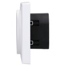Jung Serie LS Magnetic Charger Set Schneeweiß Matt: WC230-15 induktives Ladegerät für kabelloses Laden + LSWCMAGWWM Magnetic Charger Abdeckung + LS981WWM Rahmen 1-fach