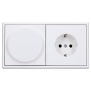 Jung Serie LS Magnetic Charger Set Schneeweiß Matt:...