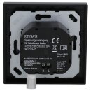 Jung Serie A Magnetic Charger Set Schwarz: WC230-15 induktives Ladegerät für kabelloses Laden + AWCMAGSW Magnetic Charger Abdeckung + A5581BFSW Rahmen 1-fach