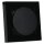 Jung Serie A Magnetic Charger Set Schwarz: WC230-15 induktives Ladegerät für kabelloses Laden + AWCMAGSW Magnetic Charger Abdeckung + A5581BFSW Rahmen 1-fach