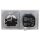 Jung Serie A Magnetic Charger Set Schneeweiß Matt: WC230-15 induktives Ladegerät für kabelloses Laden + AWCMAGWWM Abdeckung + A1520BFWWM SCHUKO Steckdose + A5582BFWWM Rahmen 2-fach