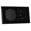 Jung Serie A Magnetic Charger Set Schwarz: WC230-15...
