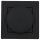Jung Serie A Magnetic Charger Set Graphitschwarz Matt: WC230-15 induktives Ladegerät für kabelloses Laden + AWCMAGSWM Magnetic Charger Abdeckung + A5581BFSWM Rahmen 1-fach