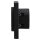 Jung Serie A Magnetic Charger Set Graphitschwarz Matt: WC230-15 induktives Ladegerät für kabelloses Laden + AWCMAGSWM Magnetic Charger Abdeckung + A5581BFSWM Rahmen 1-fach