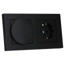 Jung Serie A Magnetic Charger Set Graphitschwarz Matt:...