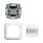 B-WARE Busch-Jaeger 64761 UJ-214 Busch Wächter 180 flex Komplettset Basic Sensor Relais-Einsatz  Reflex SI-Abdeckrahmen 1-fach Alpinweiß 2CKA006800A2946
