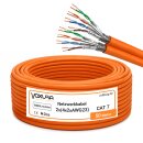Netzwerkkabel CAT.7 AWG23 Duplex 50m Ring 1000 MHz...