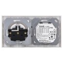 Jung Serie A USB Set Alpinweiß: USBPD60CWW USB-PD60-Ladegerät + A1569USBWW Abdeckung + A1520WW SCHUKO Steckdose + A5582BFWW Rahmen 2-fach