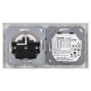 Jung Serie A USB Set Schneeweiß Matt: USBPD60CWW USB-PD60-Ladegerät + A1569USBWWM Abdeckung + A1520BFWWM SCHUKO Steckdose + A5582BFWWM Rahmen 2-fach