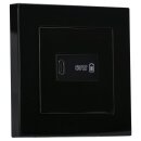 Jung Serie A USB Set Schwarz: USBPD60CSW...