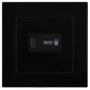 Jung Serie A USB Set Schwarz: USBPD60CSW...