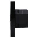 Jung Serie A USB Set Schwarz: USBPD60CSW USB-PD60-Ladegerät + A1569USBSW Abdeckung für USB + A5581BFSW Rahmen 1-fach