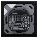Jung Serie A USB Set Schwarz: USBPD60CSW USB-PD60-Ladegerät + A1569USBSW Abdeckung für USB + A5581BFSW Rahmen 1-fach