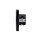 Jung Serie A USB Set Schwarz: USBPD60CSW USB-PD60-Ladegerät + A1569USBSW Abdeckung + A1520SW SCHUKO Steckdose + A5582BFSW Rahmen 2-fach