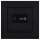 Jung Serie A USB Set Graphitschwarz Matt: USBPD60CSW USB-PD60-Ladegerät + A1569USBSWM Abdeckung für USB + A5581BFSWM Rahmen 1-fach