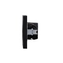 Jung Serie A USB Set Graphitschwarz Matt: USBPD60CSW USB-PD60-Ladegerät + A1569USBSWM Abdeckung + A1520BFSWM SCHUKO Steckdose + A5582BFSWM Rahmen 2-fach