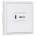 Jung Serie LS USB Set Schneeweiß Matt: USBPD60CWW USB-PD60-Ladegerät + LS1969USBWWM Abdeckung für USB + LS981WWM Rahmen 1-fach