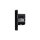 Jung Serie LS USB Set Schwarz: USBPD60CSW USB-PD60-Ladegerät + LS1969USBSW Abdeckung + LS1520SW SCHUKO Steckdose + LS982SW Rahmen 2-fach