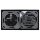 Jung Serie LS USB Set Schwarz: USBPD60CSW USB-PD60-Ladegerät + LS1969USBSW Abdeckung + LS1520SW SCHUKO Steckdose + LS982SW Rahmen 2-fach
