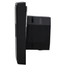 Jung Serie LS USB Set Graphitschwarz Matt: USBPD60CSW USB-PD60-Ladegerät + LS1969USBSWM Abdeckung für USB + LS981SWM Rahmen 1-fach