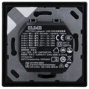 Jung Serie LS USB Set Graphitschwarz Matt: USBPD60CSW USB-PD60-Ladegerät + LS1969USBSWM Abdeckung für USB + LS981SWM Rahmen 1-fach
