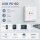 Jung Serie LS USB Set Graphitschwarz Matt: USBPD60CSW USB-PD60-Ladegerät + LS1969USBSWM Abdeckung + LS1520SWM SCHUKO Steckdose + LS982SWM Rahmen 2-fach