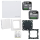 Busch-Jaeger Licht & Rolladen Set: SAP.13-WL System Access Point 3.0 Wireless + 62851 U-WL Dimmaktor 1-fach + 62831-U-WL Jalousieaktor +  62721/01 U-WL Smart-Switch + Busch-balance® SI 1-fach Rahmen & 2506-914 Wippe