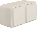 Hager WNC122B Steckdose SK-S 2-fach waagerecht mit...