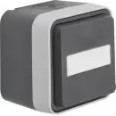 Hager WNC181 SCHUKO AP Steckdose mit Klappdeckel und...
