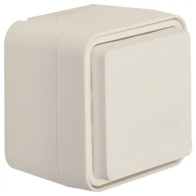 Hager WNC140B SCHUKO AP Feuchtraumsteckdose 1-fach mit...