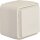 Hager WNC140B SCHUKO AP Feuchtraumsteckdose 1-fach mit Klappdeckel AP W.1 Polarweiß