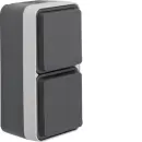 Hager WNC176 Steckdose SCHUKO 2-fach senkrecht mit...