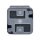Hager WNC140 Aufputzsteckdose SCHUKO mit Klappdeckel W.1 Grau