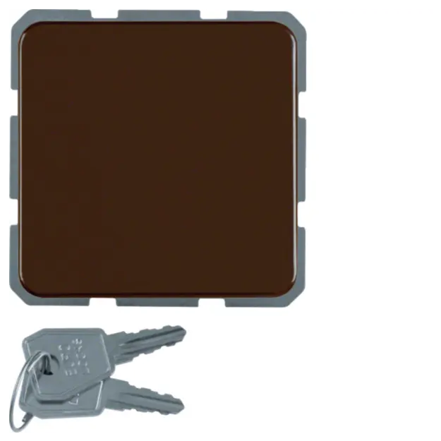 Hager WWS1115BR Steckd SCHUKO Klap Schloss WG UP IP44 Braun